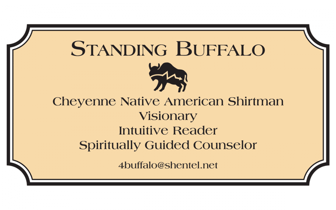 Standing Buffalo Sign